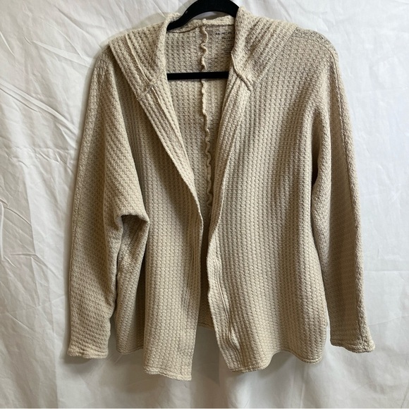 American Eagle soft and sexy women size S hooded beige long sleeve sweater - Picture 4 of 8